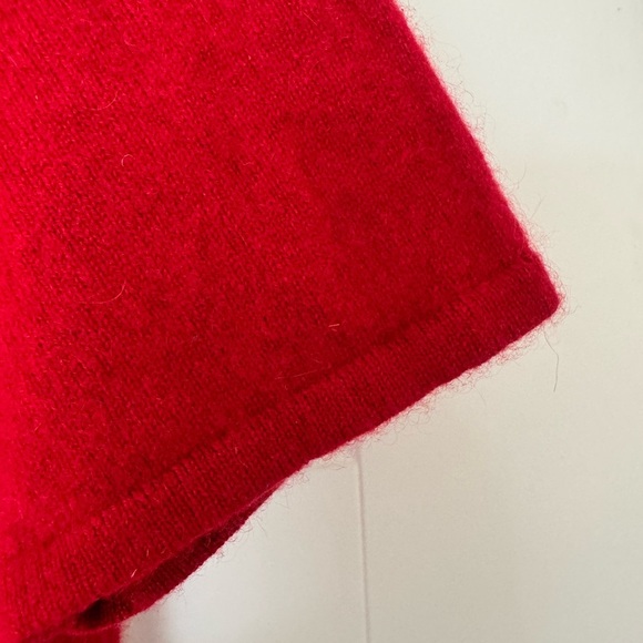 Ann Taylor Vintage Y2K 2 Ply Cashmere Sweater Shirt Sleeve Capsule Core M - Picture 4 of 7